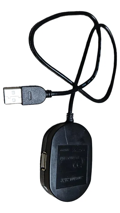 Hama USB 2.0 HUB 1:4 Verteiler 4 Port Kabelgebunden Schwarz PC