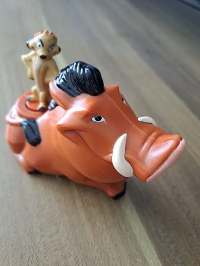 Disney König der Löwen Figur Pumbaa & Timon Spielzeug Actionfigur Mehrfarbig