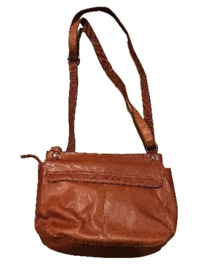Spikes & Sparrow Umhängetasche Leder Braun Damen Crossbody Bag