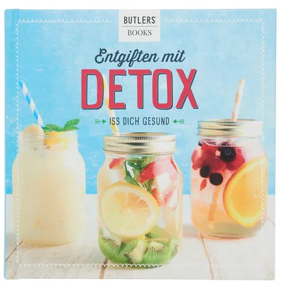 BUTLERS Entgiften mit Detox Iss dich gesund Ratgeber Gesundheit Buch Hardcover