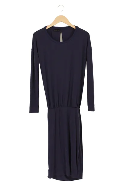 BY MALENE BIRGER Damen Etuikleid Gr. 34/XS Blau Elegant Minimalistisch Midi