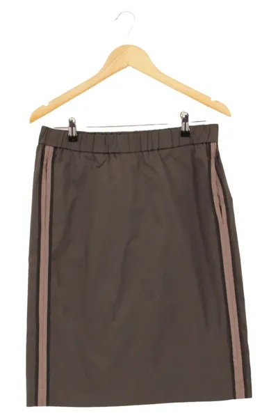 LUISA CERANO Bleistiftrock Damen L Braun Elegant Klassisch Gestreift Midirock