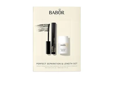 BABOR Perfect Separation & Length Mascara Make-up Entferner Set 6ml 30ml Schwarz