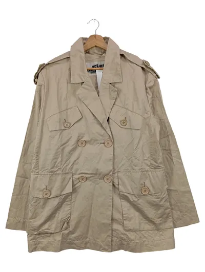 AIRFIELD Damen Trenchcoat Gr. 38/M Beige Klassisch Elegant
