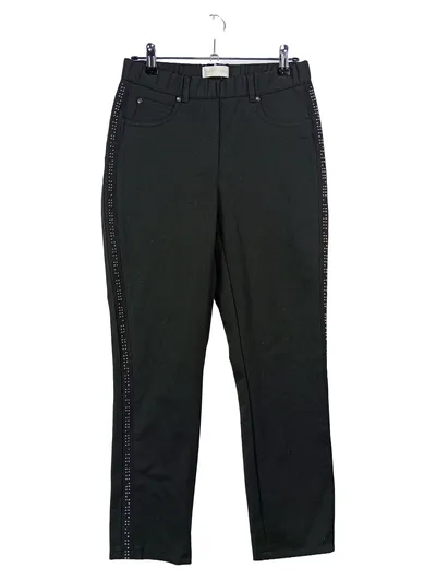 JUDITH WILLIAMS Stoffhose Damen K46 Schwarz Elegant Klassisch Strasssteine