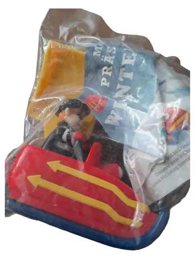 McDonald's Happy Meal Spielzeug Winter Schlitten Figur 1995 OVP