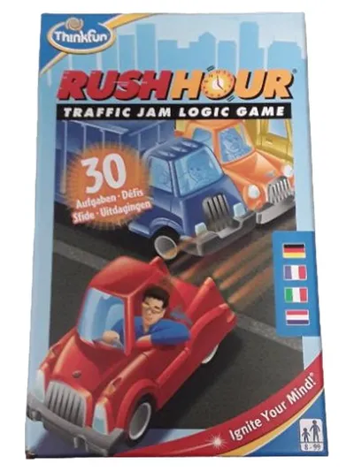 ThinkFun Rush Hour Traffic Jam Logic Game Rätselspiel 30 Aufgaben ab 8 Jahre