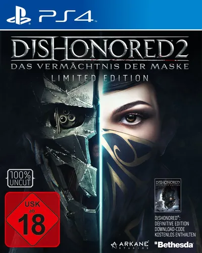 Dishonored 2 Bethesda Actionspiel Limited Edition PS4 Deutsch