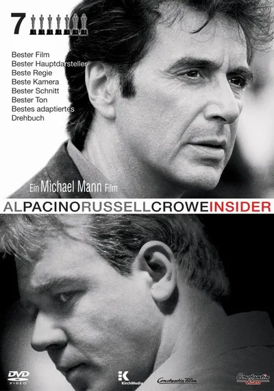 Insider DVD Thriller Al Pacino Russell Crowe Michael Mann Constantin Film