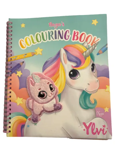 Ylvi Naya's Colouring Book Malbuch Einhorn Kinder Activity Buch Mehrfarbig