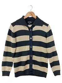 CECILIA CLASSICS Damen Strickjacke M 40/42 Mehrfarbig Gestreift Klassisch 1