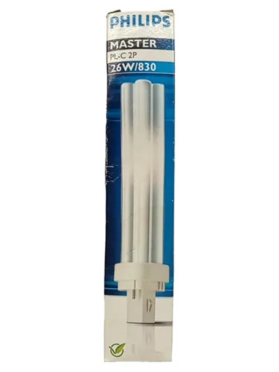 Philips MASTER PL-C 2P 26W/830 Kompaktleuchtstofflampe G24d-3 Weiß