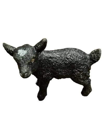 Schleich Ziegenbaby Spielfigur Bauernhof Tierfigur schwarz 4x5cm