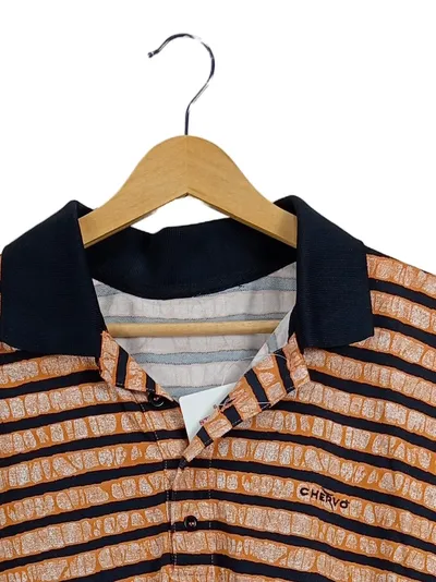 Chervò Herren Poloshirt gestreift Gr. L Sportlich Mehrfarbig