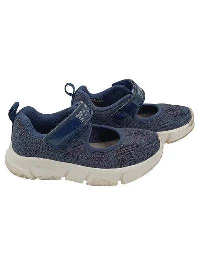 GEOX Sneaker low Kinder Gr. 25 Blau Klettverschluss Sportschuhe Casual
