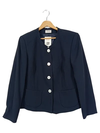 BASLER Damen Blazer 40/M Blau Elegant Business Klassisch