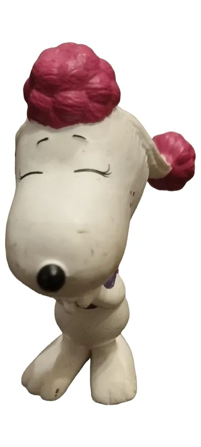 Schleich Spielfigur Snoopy mit Pudelmütze Kinder Figur Weiß Hund