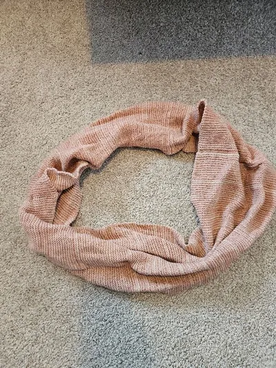 Disana Schlauchschal Damen Rosa Schurwolle Meliert Loop Schal