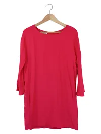 DONDUP Damen Blusenkleid Gr. 42/XL Rot Elegant Klassisch Acetat Viskose 1