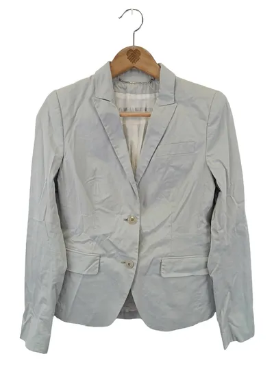 DRYKORN Blazer Damen 34/XS Grau Casual Business Baumwolle Eleganter Sakko