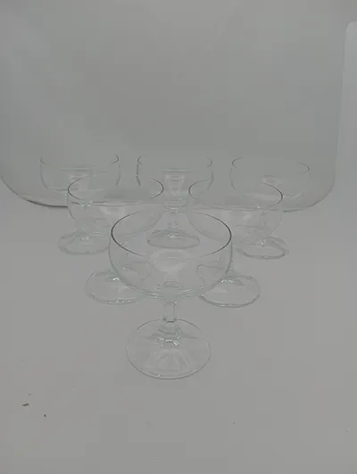 Zwiesel Glas Weinglas Set 6x Transparent Elegant Glas Dessertschale Sektglas