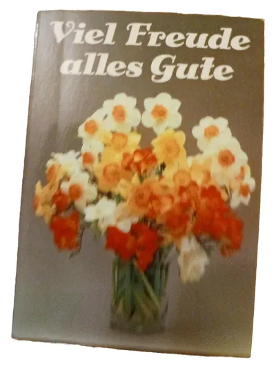 Geschenkbuch Hardcover Deutsch Grußbuch Freude Alles Gute Geburtstagsgeschenk