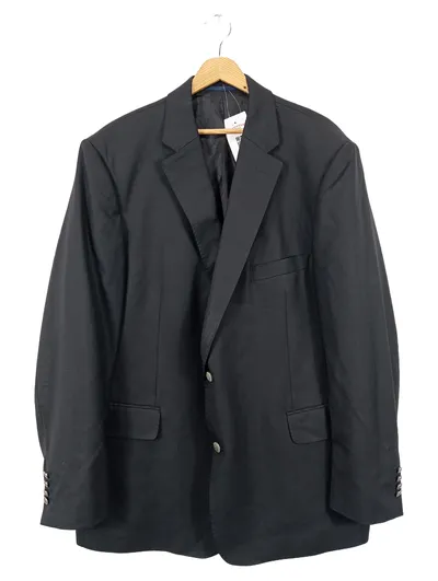 EDUARD DRESSLER Herren Sakko Gr. 48/M Schwarz Klassisch Elegant Business