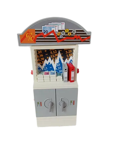 Playmobil Kaufladen Spielzubehör Bank Börse Geldautomat Spielgeld Mehrfarbig
