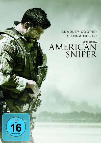 American Sniper DVD Kriegsfilm Bradley Cooper Sienna Miller Clint Eastwood