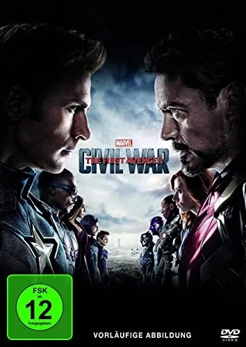 Marvel The First Avenger Civil War DVD Science-Fiction Film FSK 12