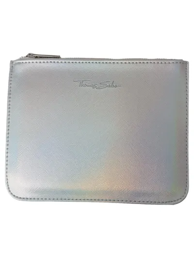 THOMAS SABO Kosmetiktasche Damen Silber Elegant Clutch 17x13.5cm