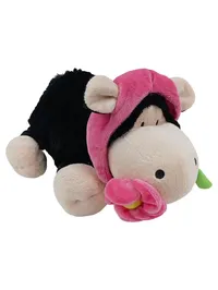 BRAUN Baby Kuscheltier Affe Plüschtier Stofftier Mehrfarbig 16cm Blume 1