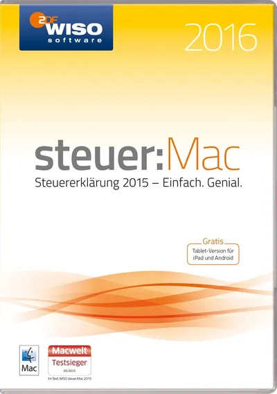Buhl Data WISO steuer:Mac 2016 Software Steuererklärung Mac OS NEU