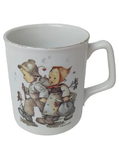 HUMMEL Kaffeetasse Porzellan Weiß Kinder Hänsel Gretel Vintage Klassisch