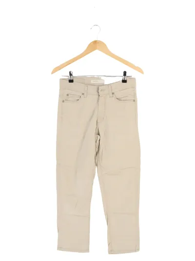 ANGELS Damen Stoffhose Gr. 34 Beige Casual Klassisch