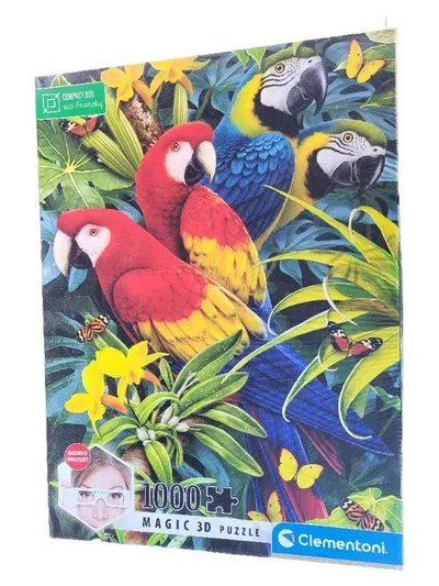 Clementoni 3D Puzzle 1000 Teile Vogel Strand Tropisch Landschaft