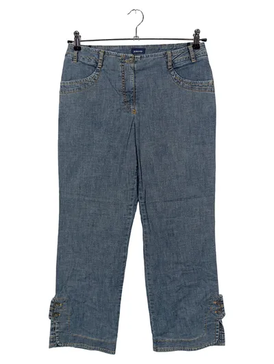 HIRSCH Damen High Waist Jeans Gr. 40 Blau Casual Streetwear Vintage
