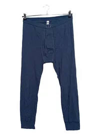 ESGE Herren Lange Unterhose Blau Gestreift Gr. XL Baumwolle 1