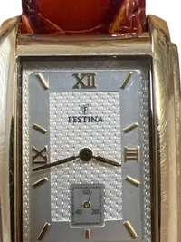 Festina F955 01 Damenuhr Leder Elegant Business Tierdruck Braun 23cm 4