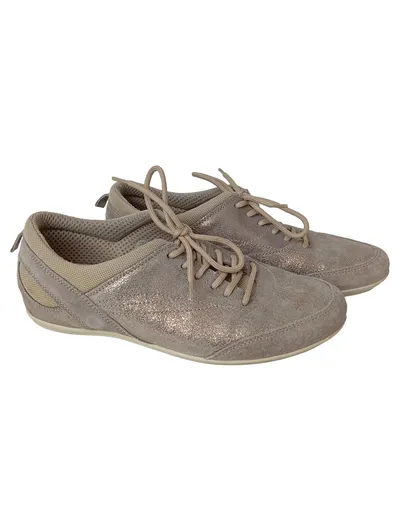 SALAMANDER Damen Sneaker low Gr. 38 Grau Streetwear Vintage Freizeitschuh