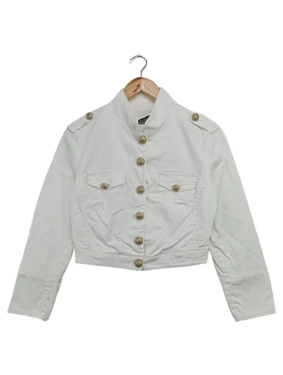 RINASCIMENTO Damen Reitjacke Gr. 38/M Weiß Elegant Vintage Jacke