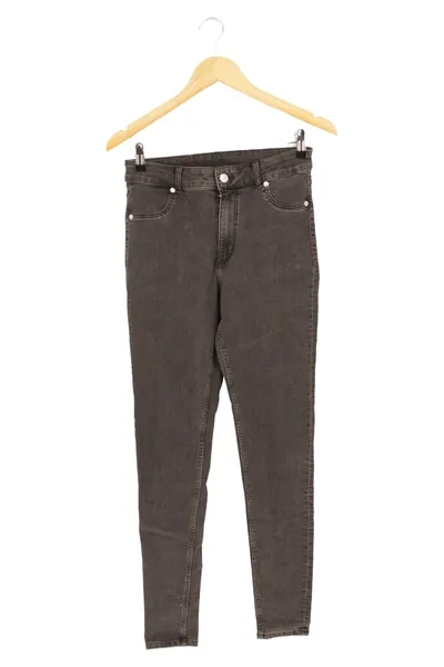 CHEAP MONDAY Damen Jeans Slim Fit Grau Gr. XS (34) Casual Modisch