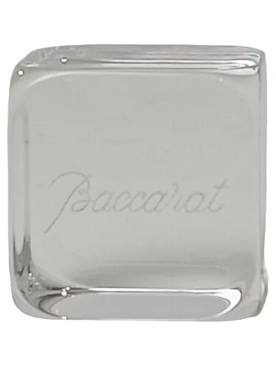 BACCARAT Briefbeschwerer Elegant Glas Transparent Rechteckig 4cm