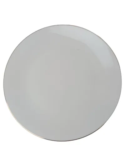 SCHERZER Essteller 24cm Weiß Klassisch Elegant Porzellan