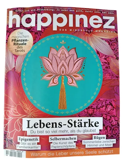 Happinez 5/2023 Lebens-Stärke Psychologie Gesundheit Zeitschrift