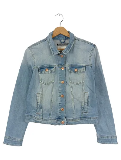 ONLY Jeansjacke Damen 36/S Blau Casual Streetwear Denim Jacke