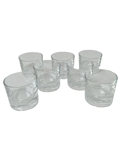 Markenlos Trinkset 6x Glas Gläser Transparent Modern Shotgläser