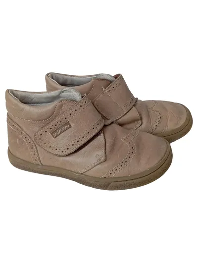 ANDANINES Outdoorschuhe Kinder Gr. 27 Beige Casual Klettverschluss