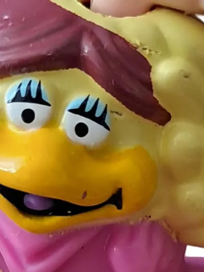 McDonald's McRODEO Ente Actionfigur Pink 6cm Kinder Spielzeug