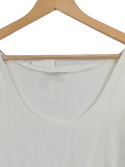 MGXX Damen Langarmshirt 3/4-Arm Basic Weiß Gr. 40 Baumwolle Modal Stretch